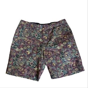 Vintage Polo Ralph Lauren Paisley Print Floral Shorts Size 38